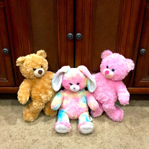 ❣️ BUILD-A-BEAR ❣️ COLLECTION SUPER CUTE BEARS AND ADORABLE BUNNY LOT ( NWOT ) .